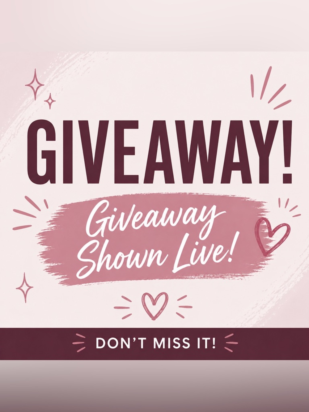 Giveaway Flyer